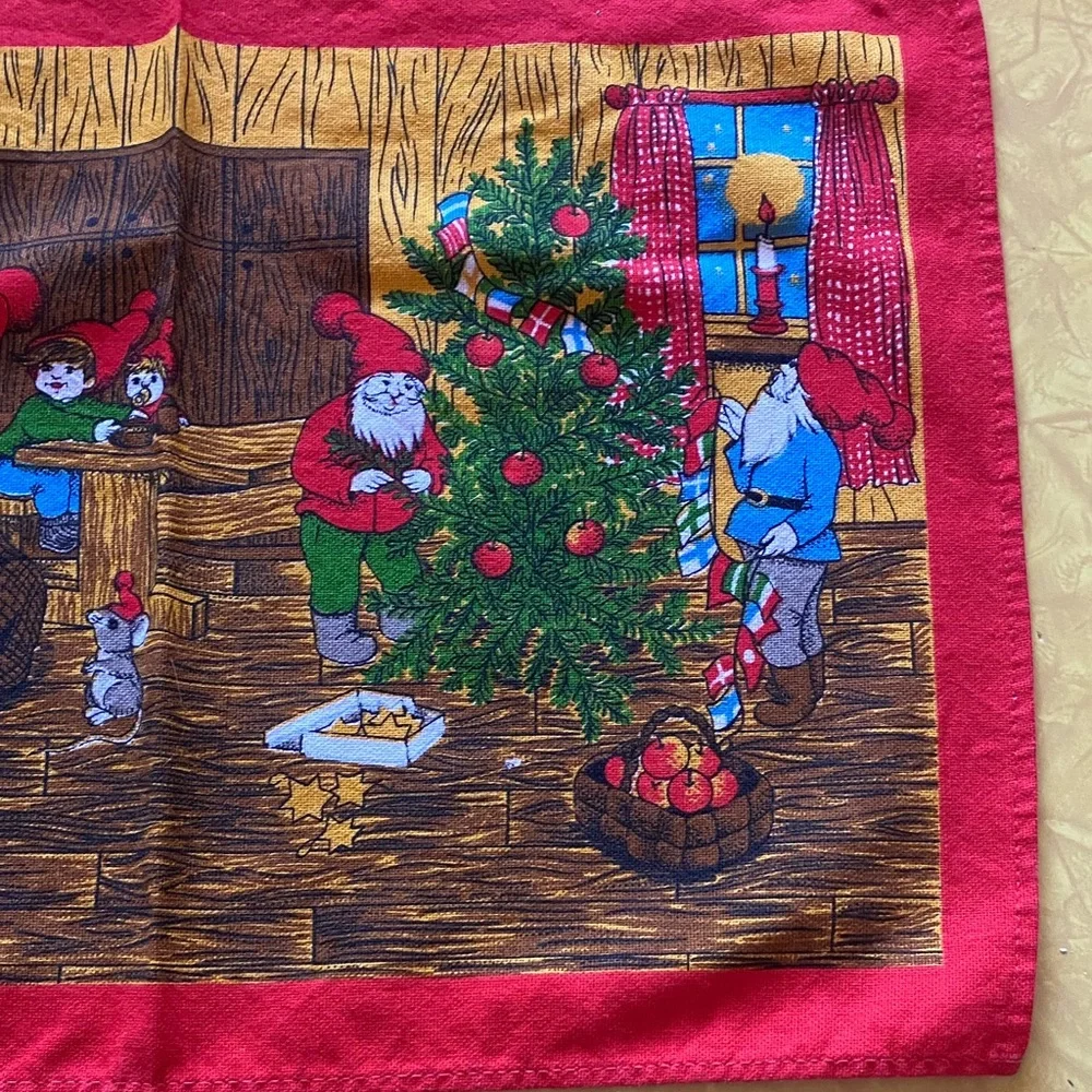 Vintage Nordic Holiday Table Runner